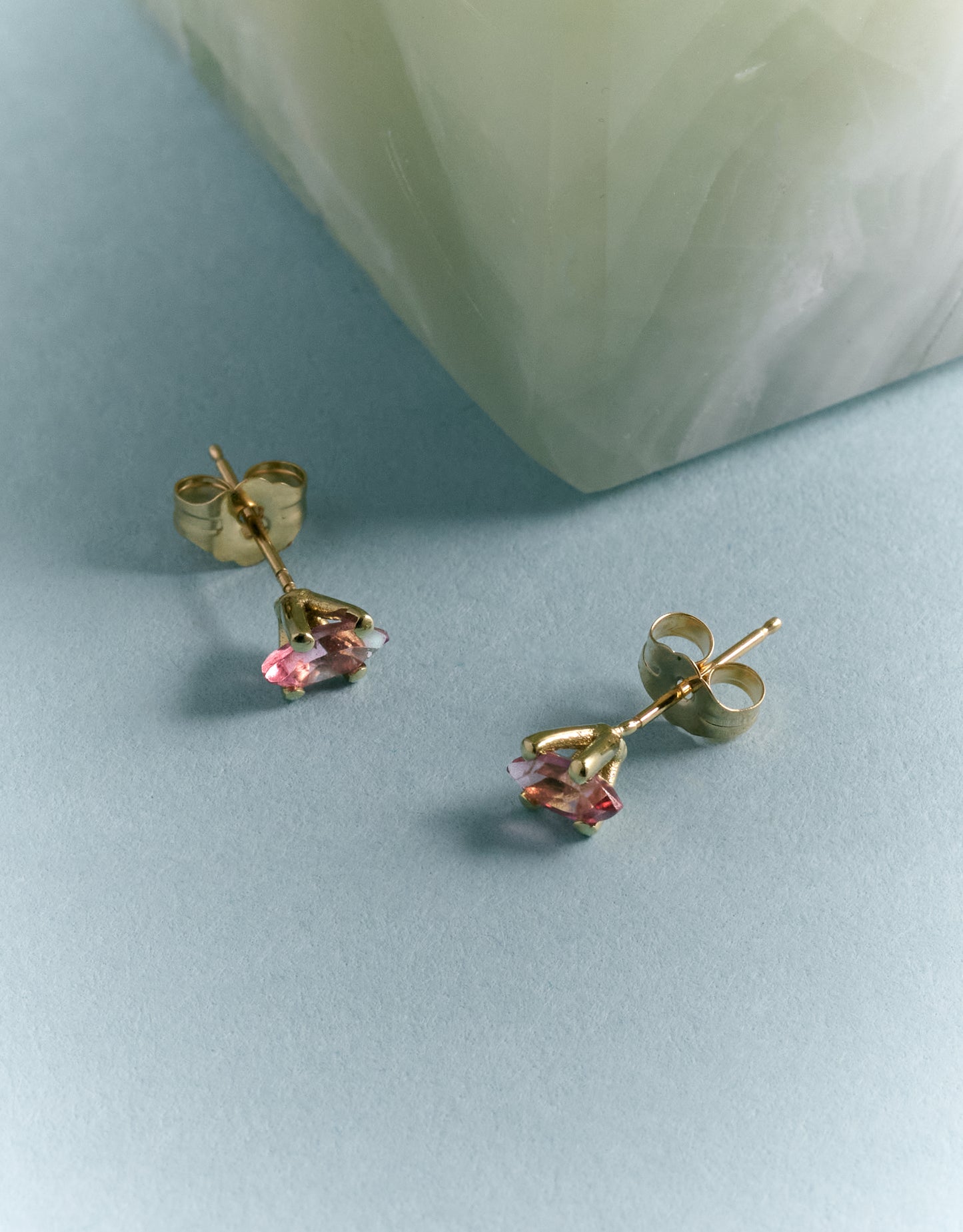 MARQUISE TOURMALINE STUDS