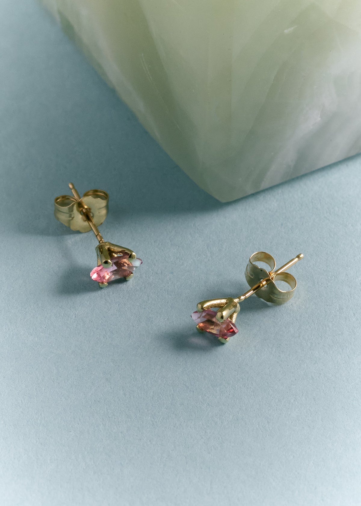 MARQUISE TOURMALINE STUDS