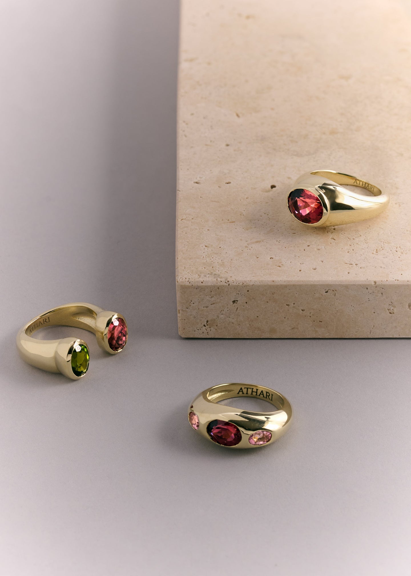 RUBELLITE CLOUD RING