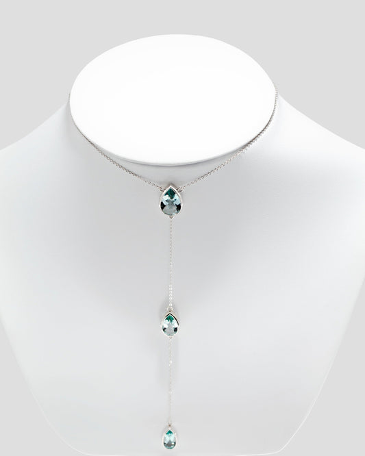 DEWDROP LARIAT NECKLACE