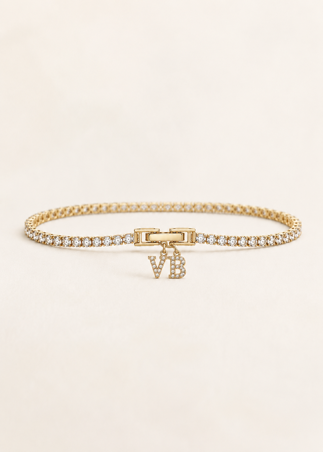 THE DIAMOND INITIAL BRACELET