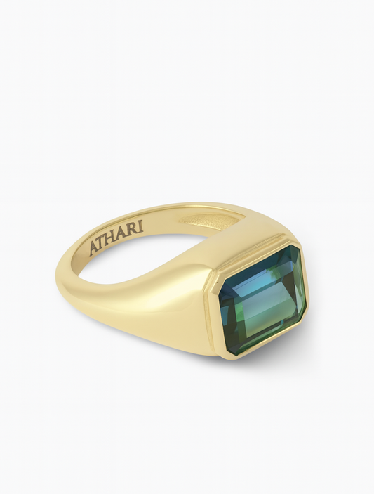 TEAL CLOUD RING